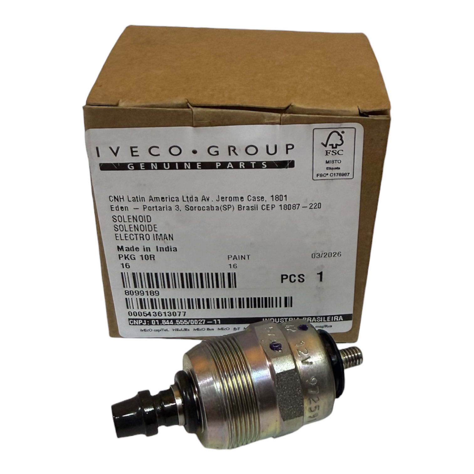 Solenoide apagado original FPT F4GE/CE / F5AE / Mercedes Benz OM364/66