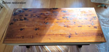 Refinishing the top of a wooden chest