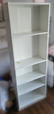Asembling arched storage bookcase, 5 tier ajustable shelving