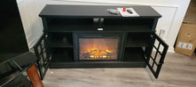 Assembly a TV stand with fireplace