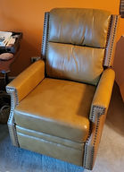 组装扶手椅，皮革，织物，升降机构