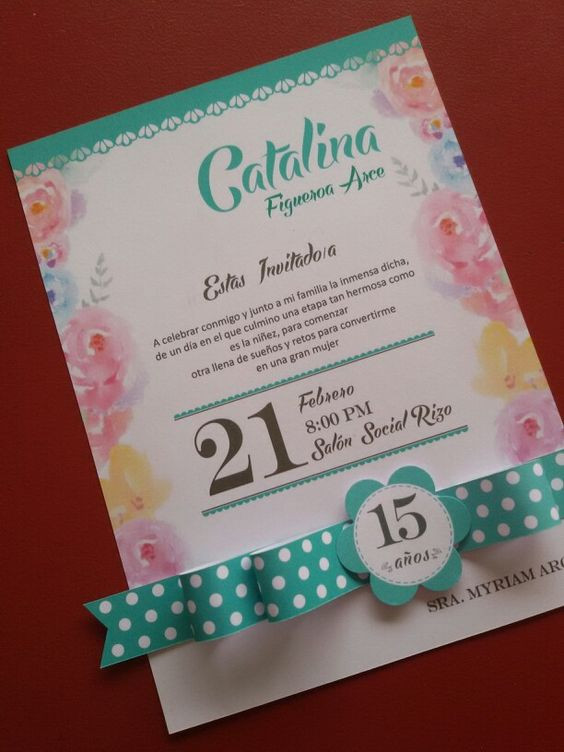 Miniatura: Invitaciones personalizadas sencillas