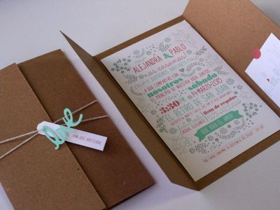 Miniatura: Invitaciones personalizadas sencillas