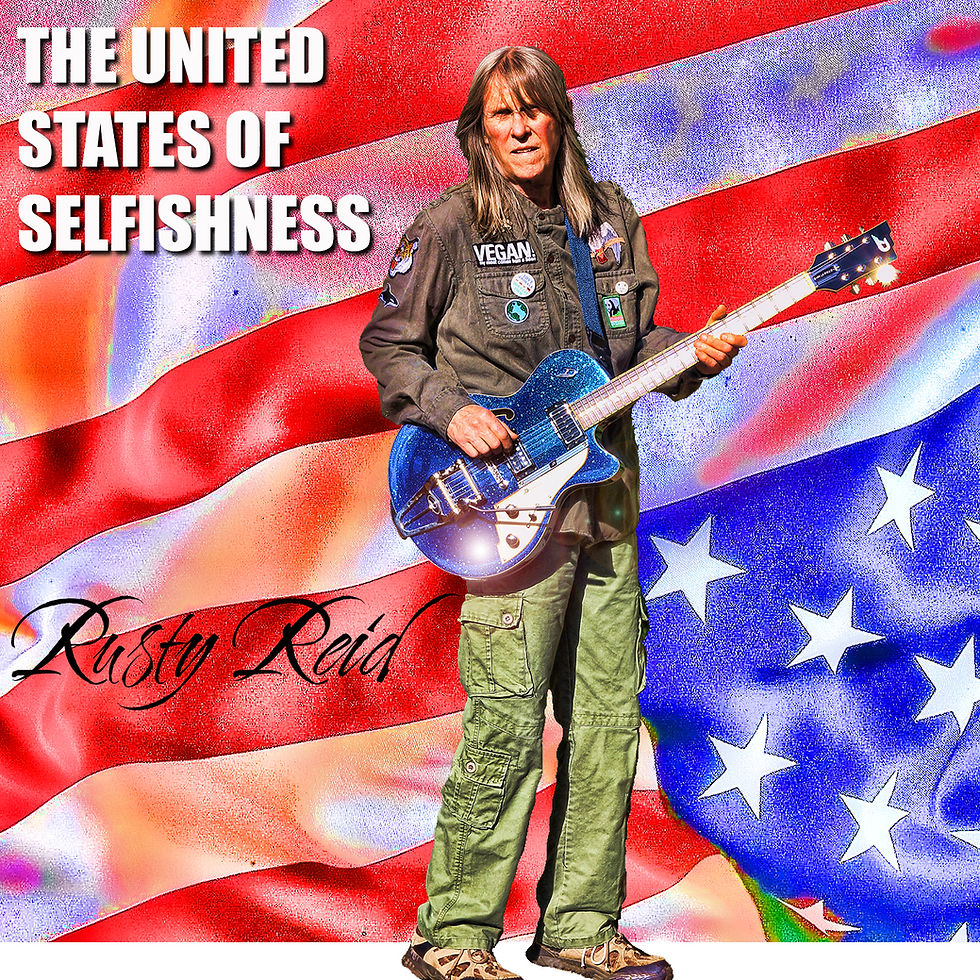 Cover Art for 'The United States of Selfishness' by Rusty Reid