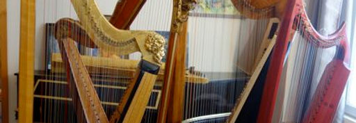 harpes anciennes, historical harps