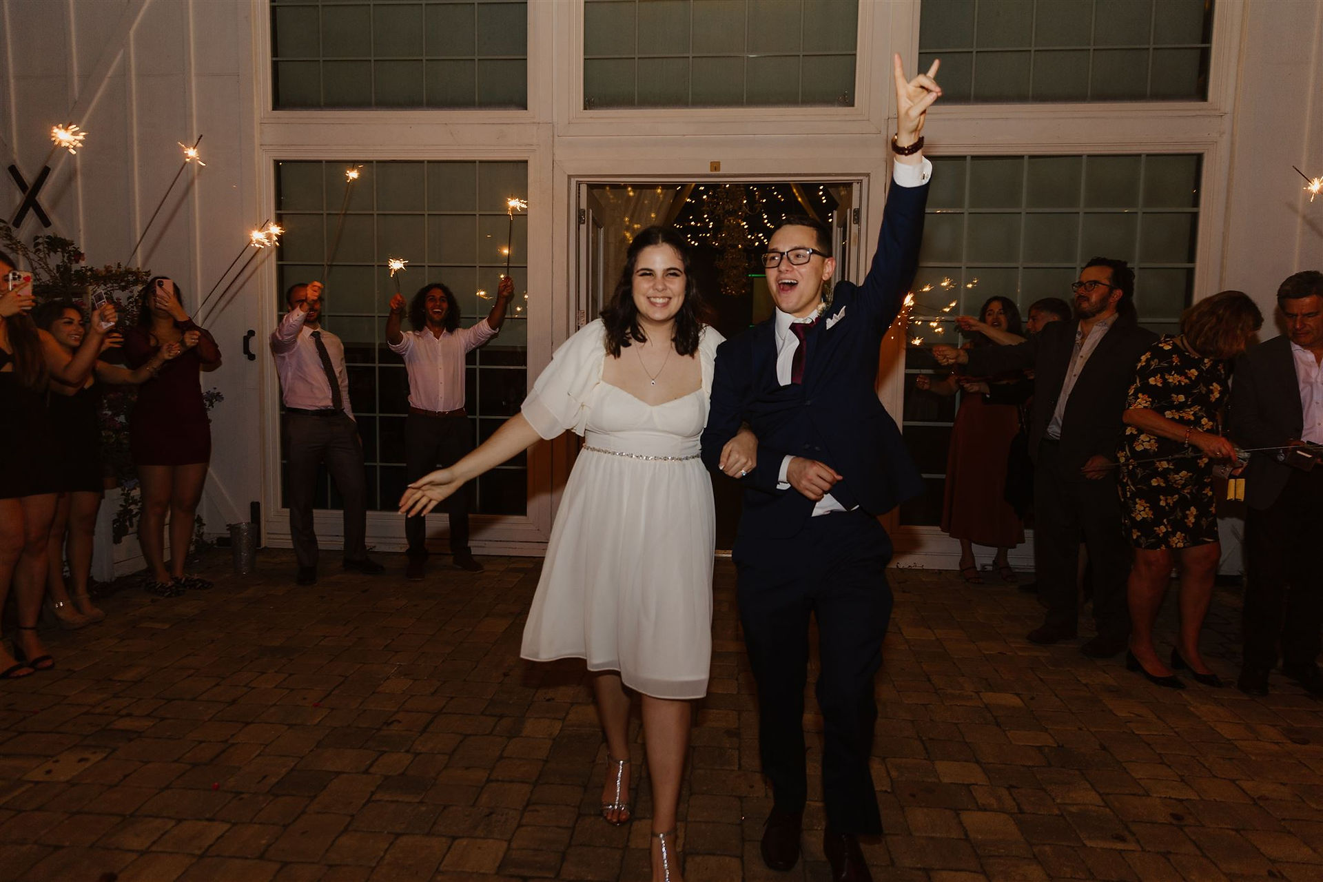 sparkler send off