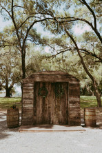 Rustic ceremony