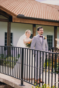 bride & groom first look