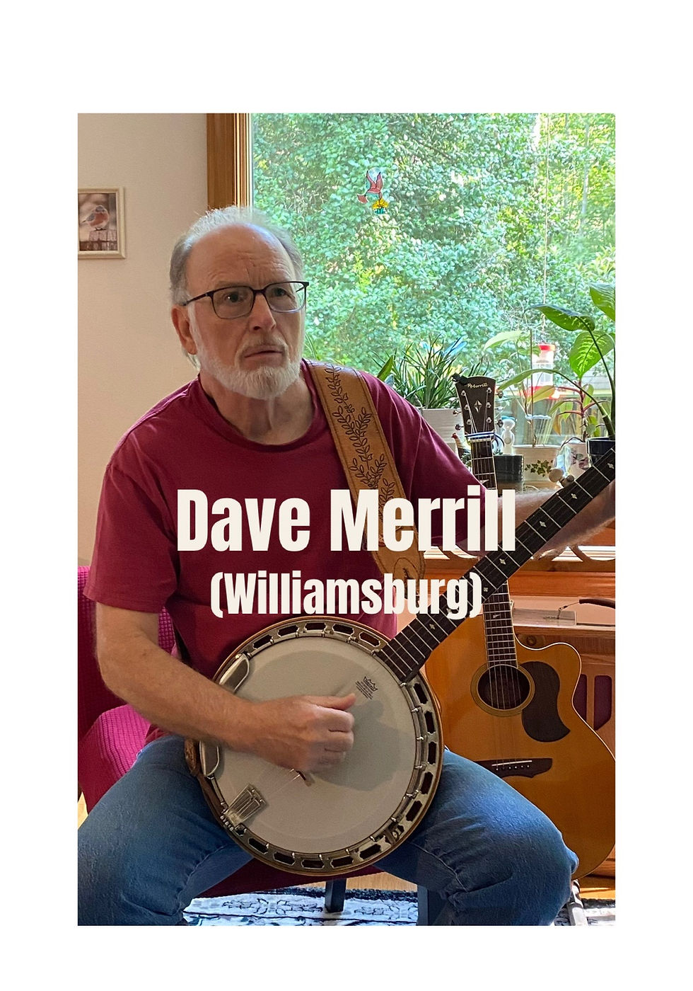 Dave Merrill in the 5 Fields Courtyard