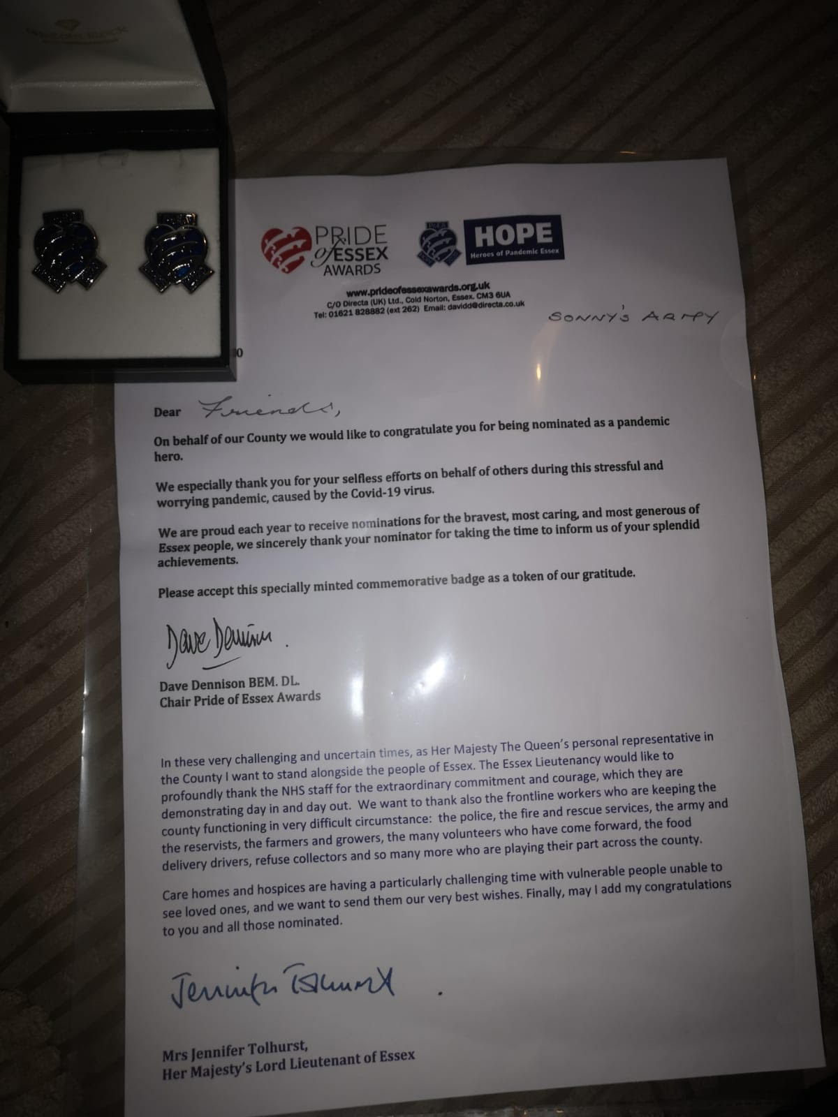 Pride of Essex 2020