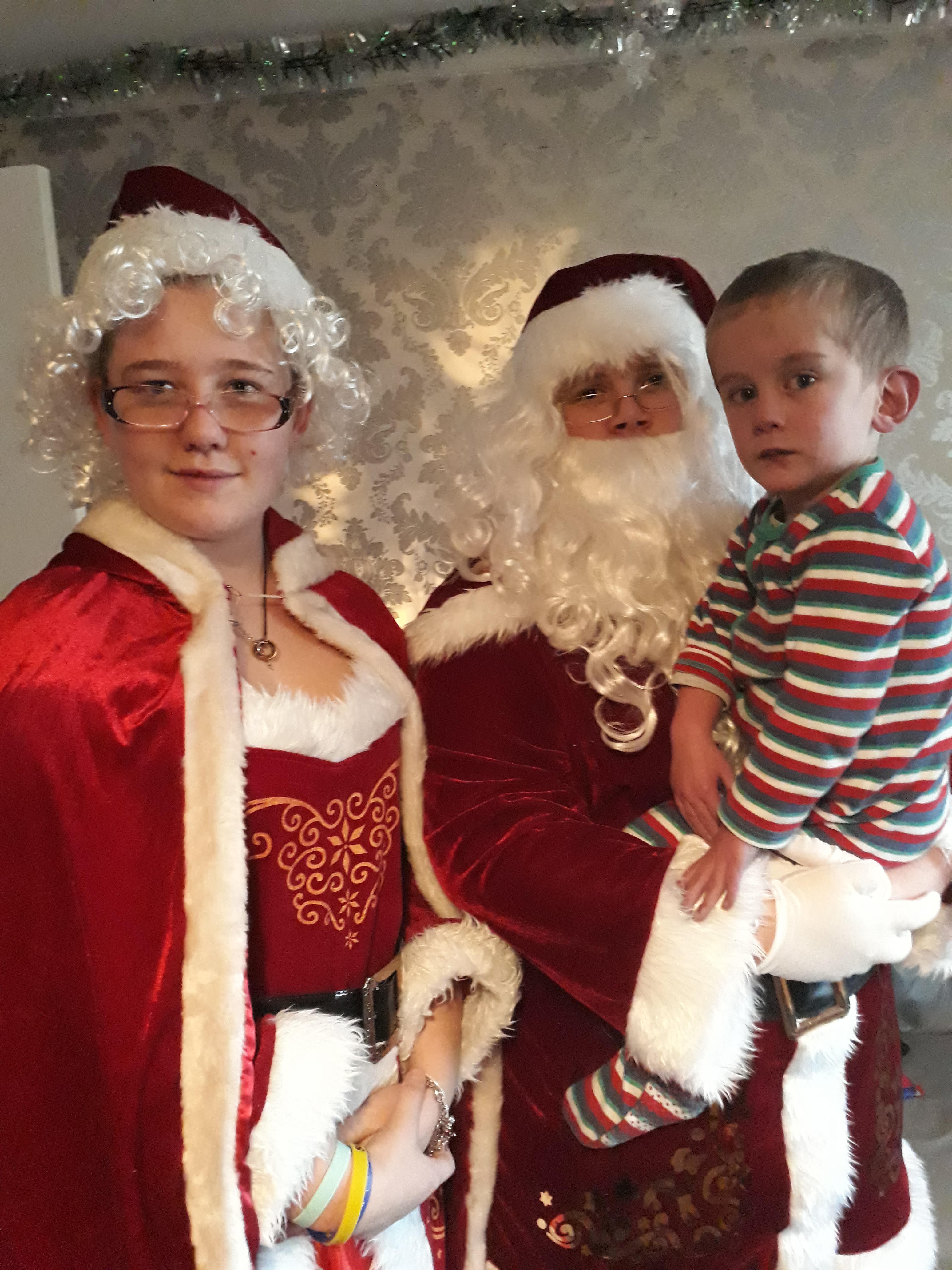 Santa, Mrs Clause and the heart of the A