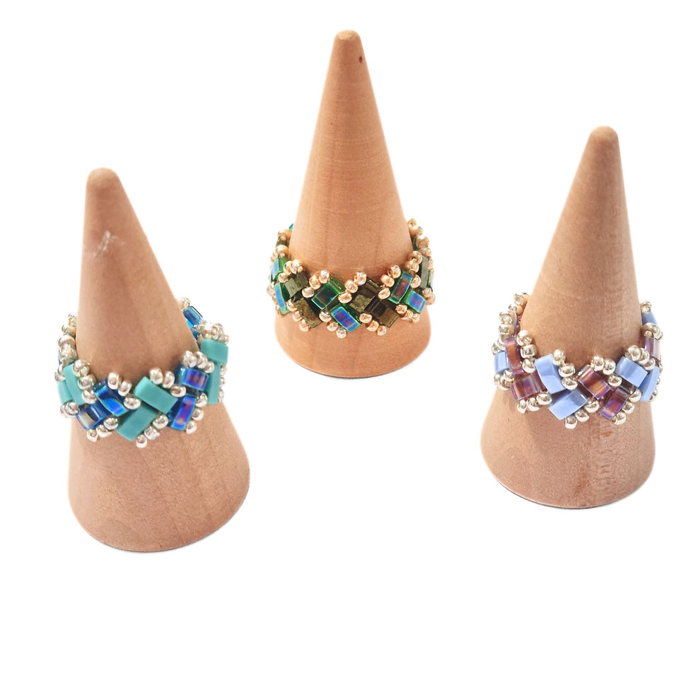 Miniature : Bague chevrons