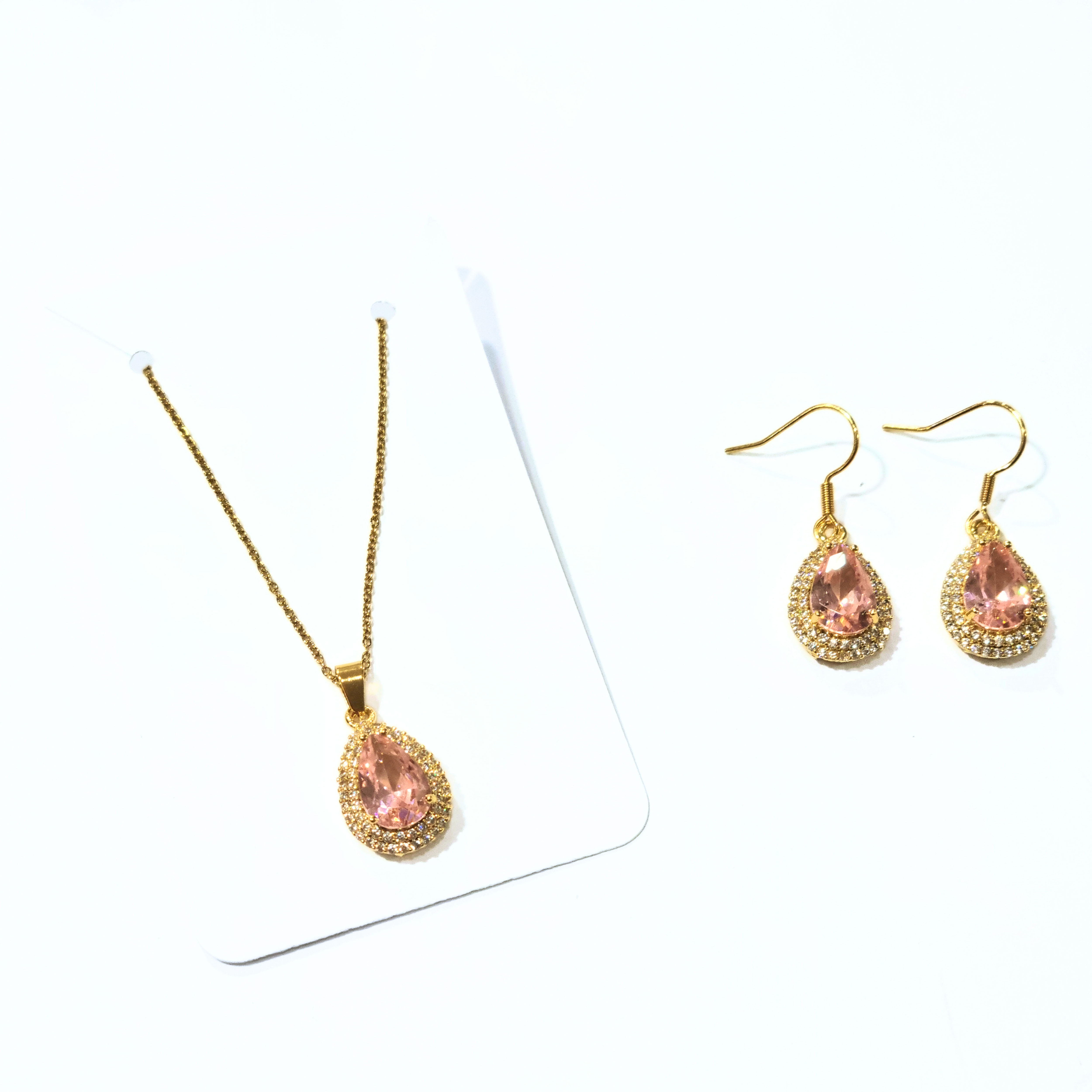 collier et boucles d'oreille "élégance". Pièces uniques faites main
