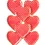 Thumbnail: Checkered Heart Shaped Paper Plate