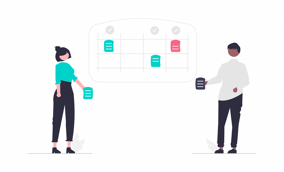 2 people creating the localization strategy