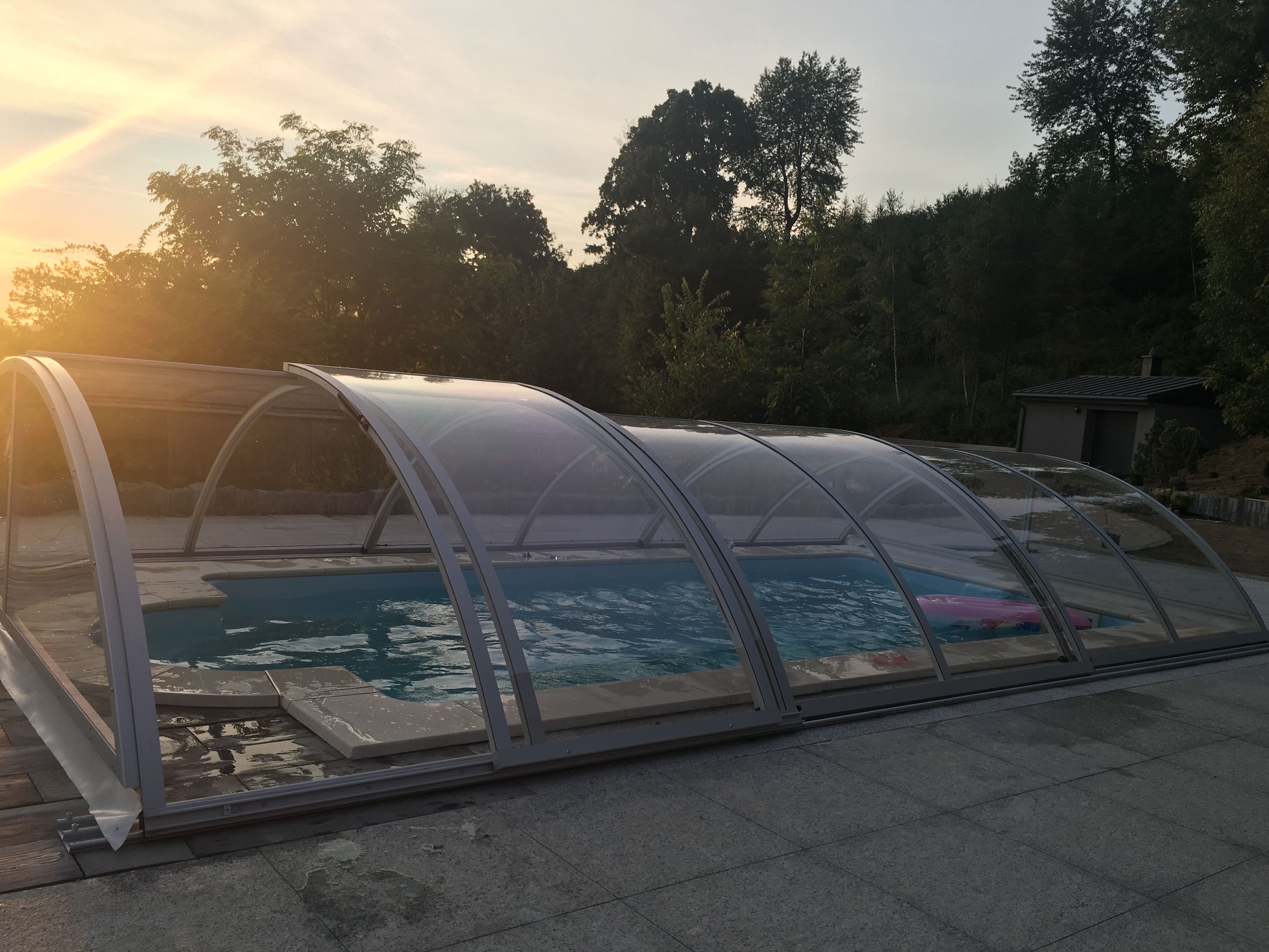 Pool Dome Retractable Pool Enclosure Eduardo's Pool & Spa