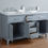 Thumbnail: Leigh 60" Grey Double Sink Vanity