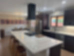large kitchen island