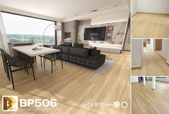 กระเบื้องยาง SPC รหัส BP506