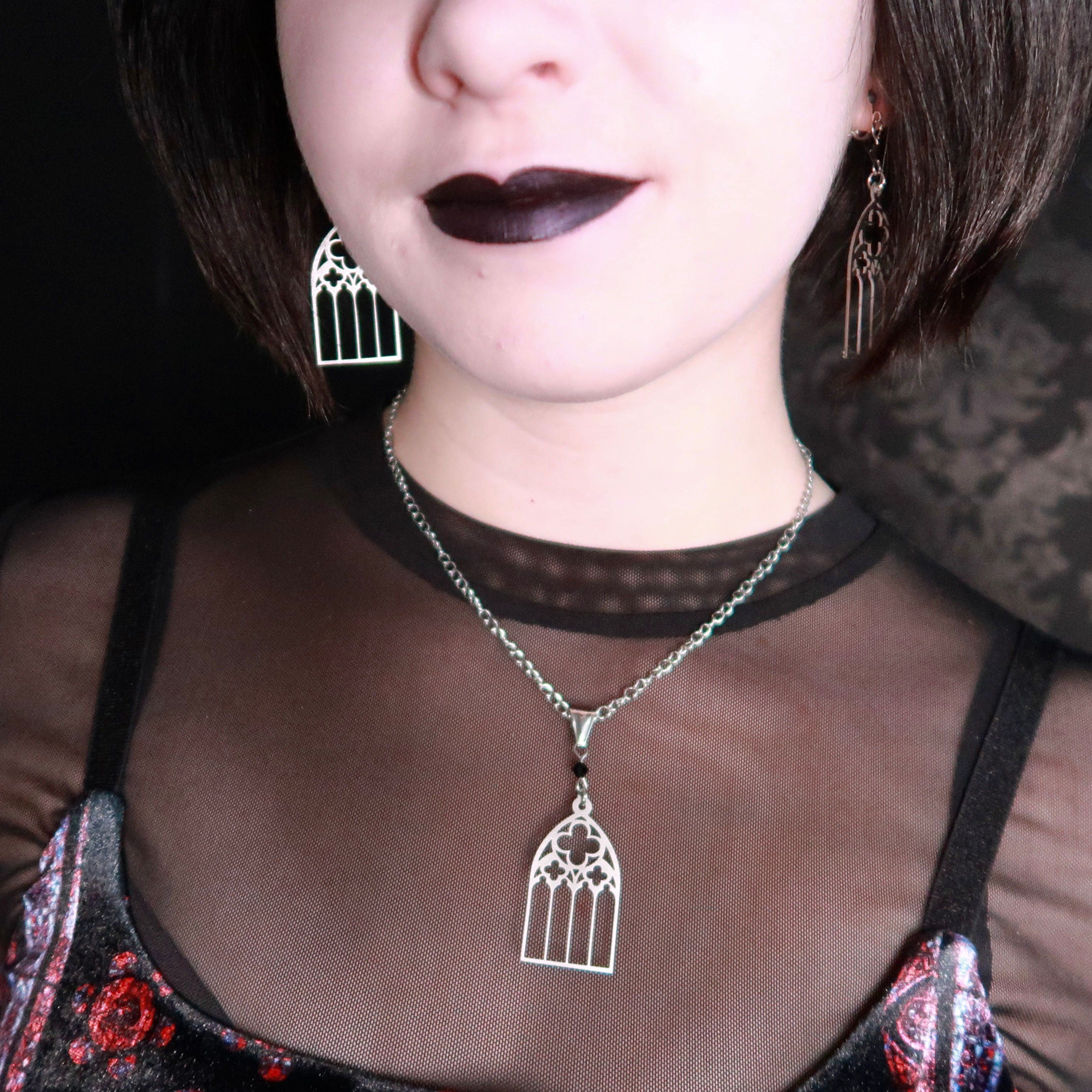 Gothic Window Earrings