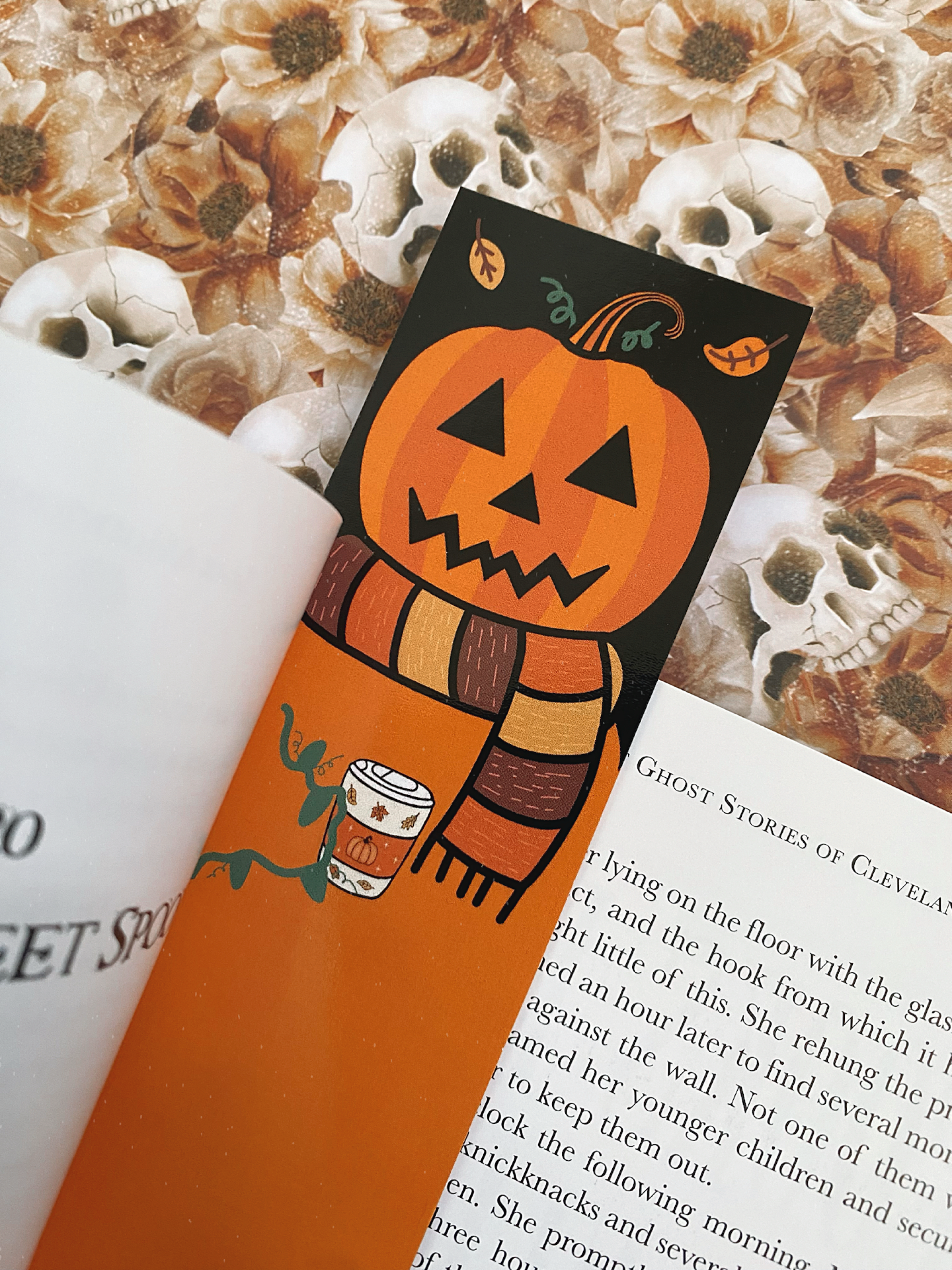 Halloween Pumpkin Bookmark