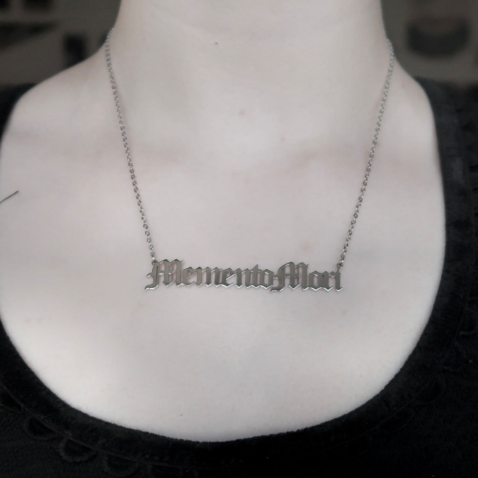 Thumbnail: Memento Mori Necklace