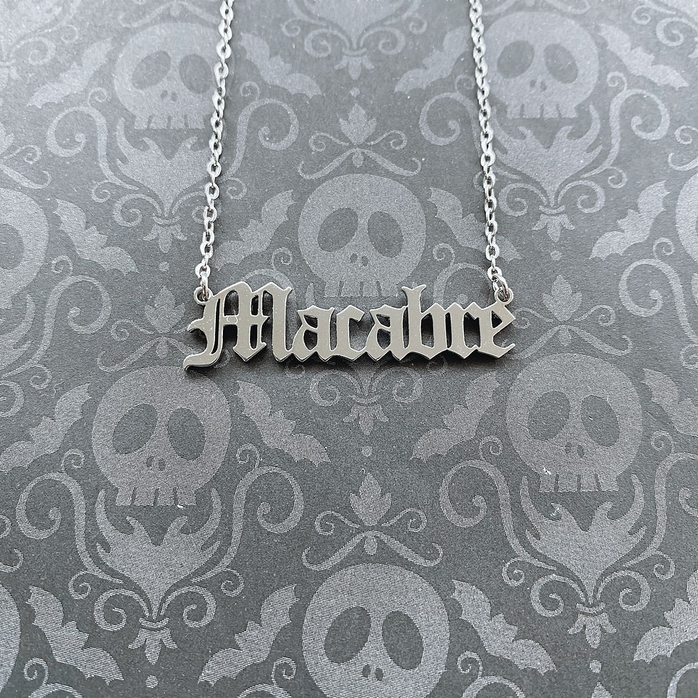 Thumbnail: Gothic Macabre Necklace