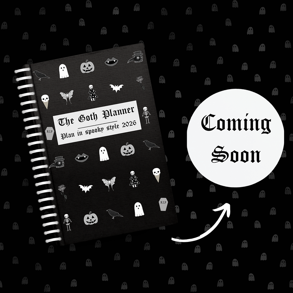 The Goth Planner 2026 - Plan in spooky style