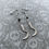 Thumbnail: Gothic Scythe Earrings