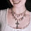 Thumbnail: 'Hear my Call' Cross Statement Necklace