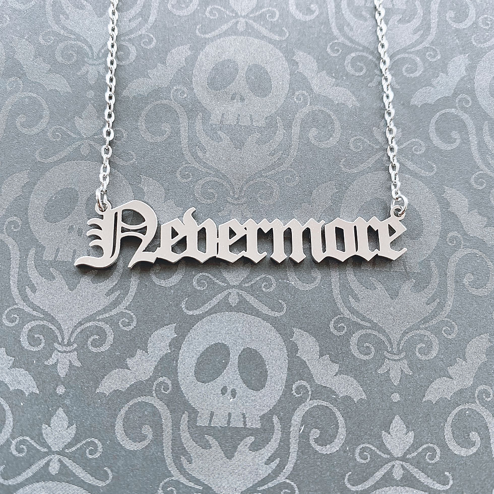 Thumbnail: Gothic 'Nevermore' Necklace