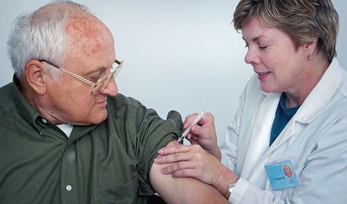 In this 2006 image, a qualified healthca