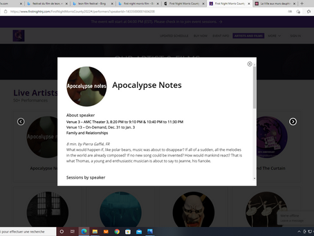 Spend the first night of 2022 at the Mayo PAC in Morristown, New Jersey (with Apocalypse notes...)