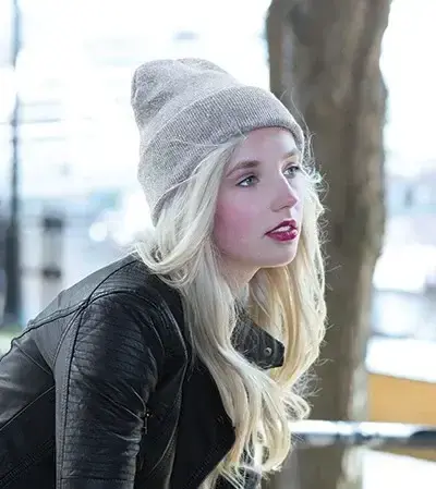 Bonnet à revers
