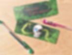Bookmark Skull and Snake
