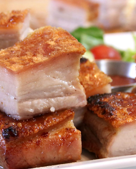 Crispy pork belly
