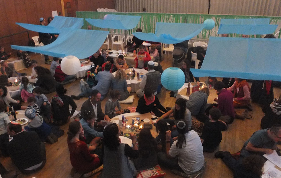 Second Night Family Seder - celebrating our freedom under the sea 2016
