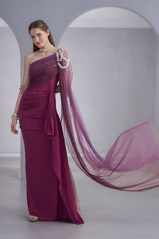 My shawty 2way tulle bolelo dress パープル My shawty(マイシャウティー)の My shawty 2way tulle bolelo dress パープル My shawty(マイシャウティー)の