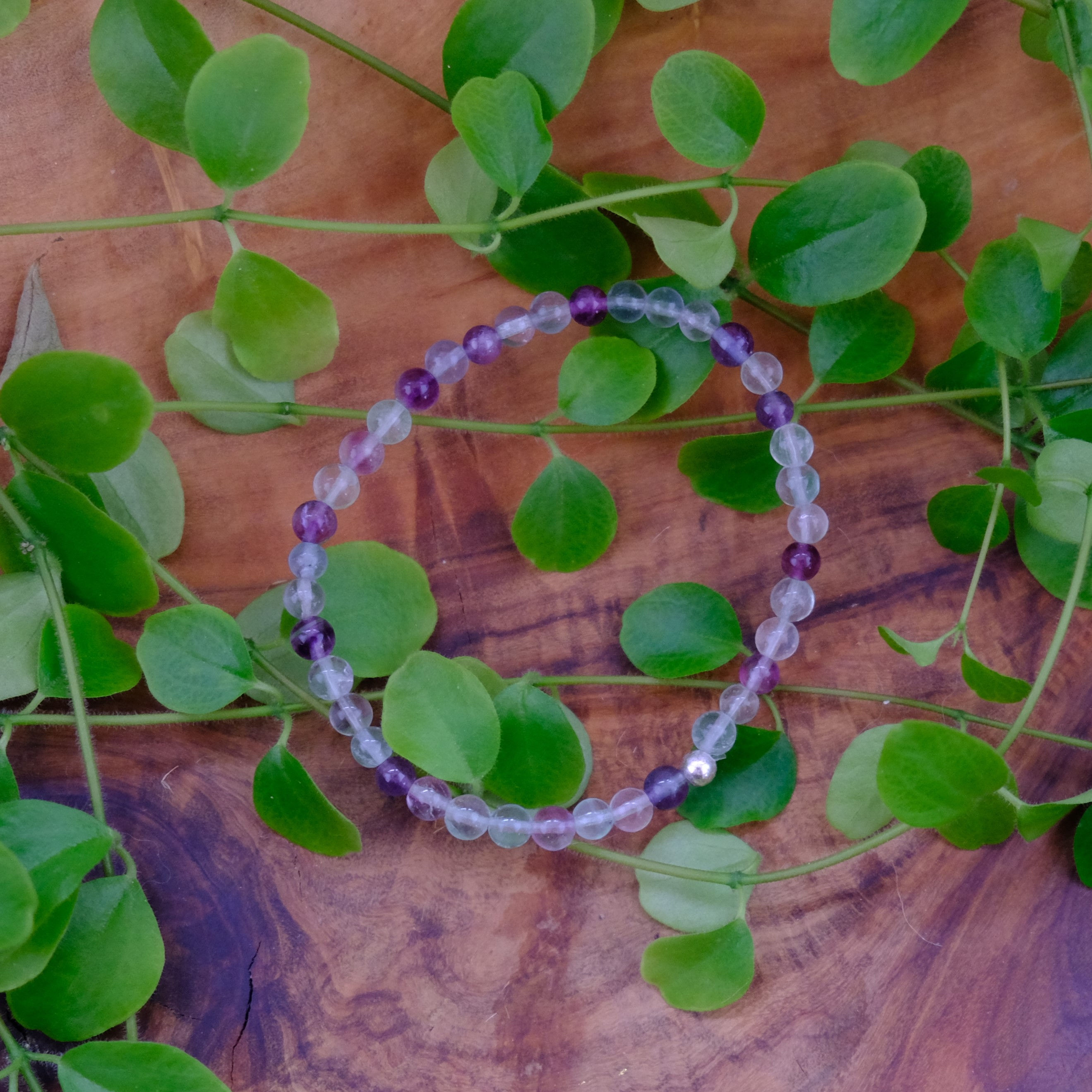 Bracelet - Fluorite 4mm