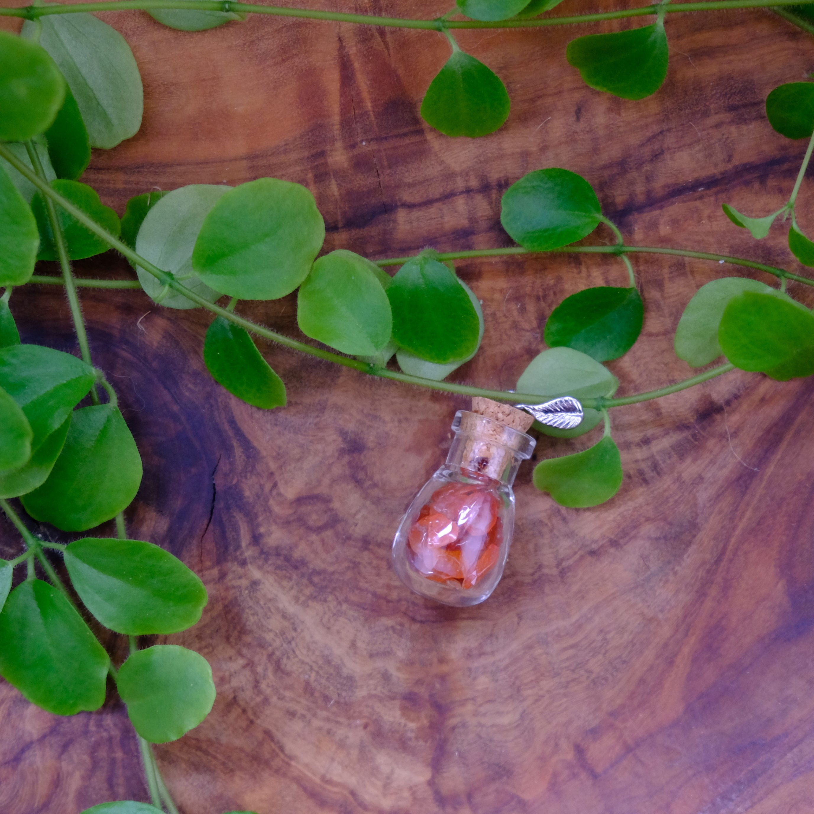 Pendentif "Joie de vivre" - Cornaline