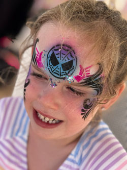 Waterproof face painting