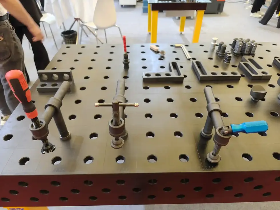 3D welding table Finland metal fabrication workshop Helsinki