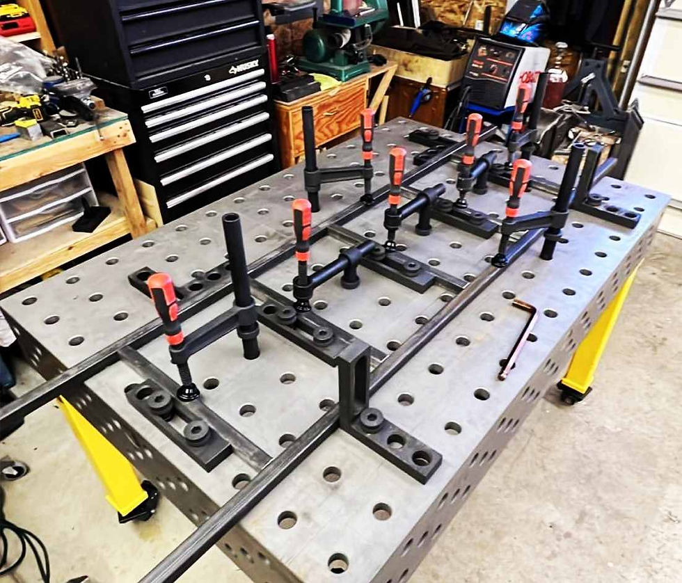 3D Welding Table with Precision Alignment for Accurate Assembly