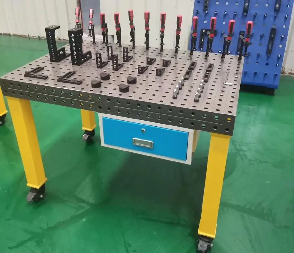 System 16 3D welding table hole grid precision machining surface