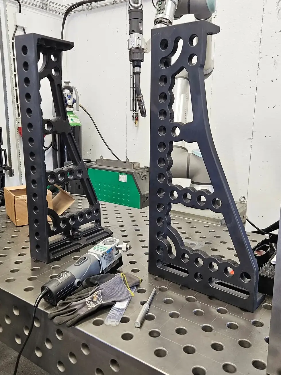 Canada welding table with plasma nitrided surface and fixture accessories