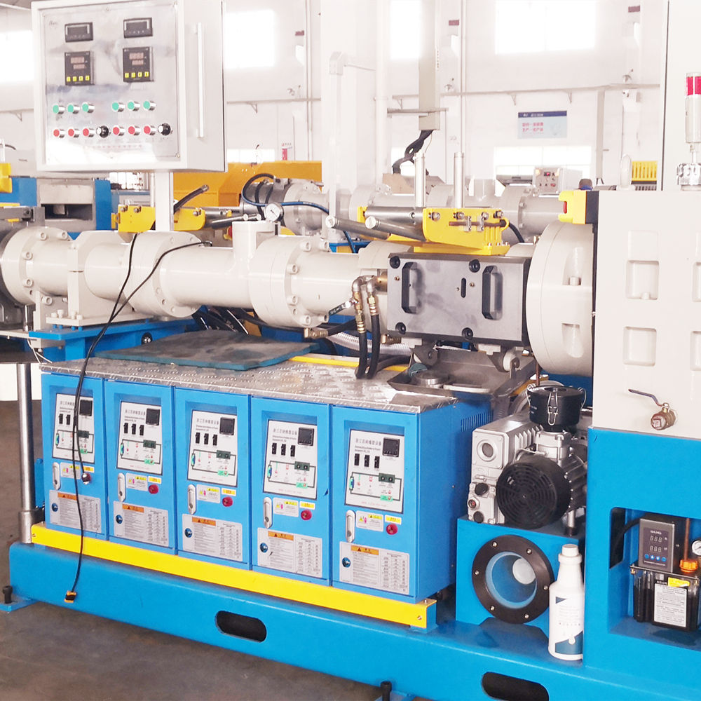 rubber Sponge Profiles Extrusion Microwave Vulcanization Production Line - Main Image