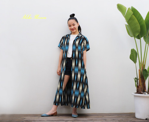 中古　Aloha Blossom MINSA ARGYLE ワンピース MINSA ARGYLE|Aloha Brossom|ワンピース|アロハブロッサム