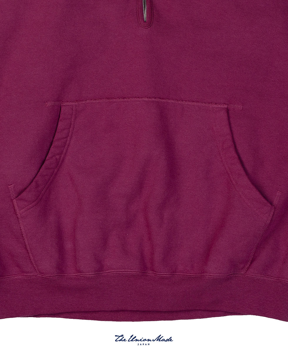 サムネイル： “HALF ZIP CREW SWEAT”　THE UNION / THE FABRIC