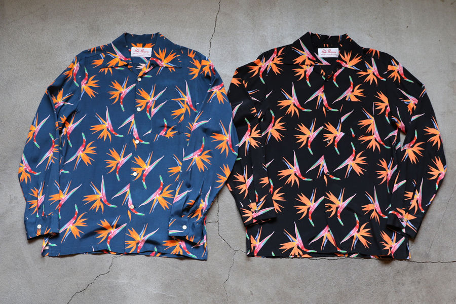 長袖 Aloha Blossom/アロハブロッサム "BIRDS OF PARADISE"