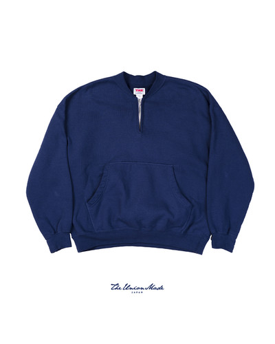 HALF ZIP CREW SWEAT” THE UNION / THE FABRIC | ザユニオン通販|ザ